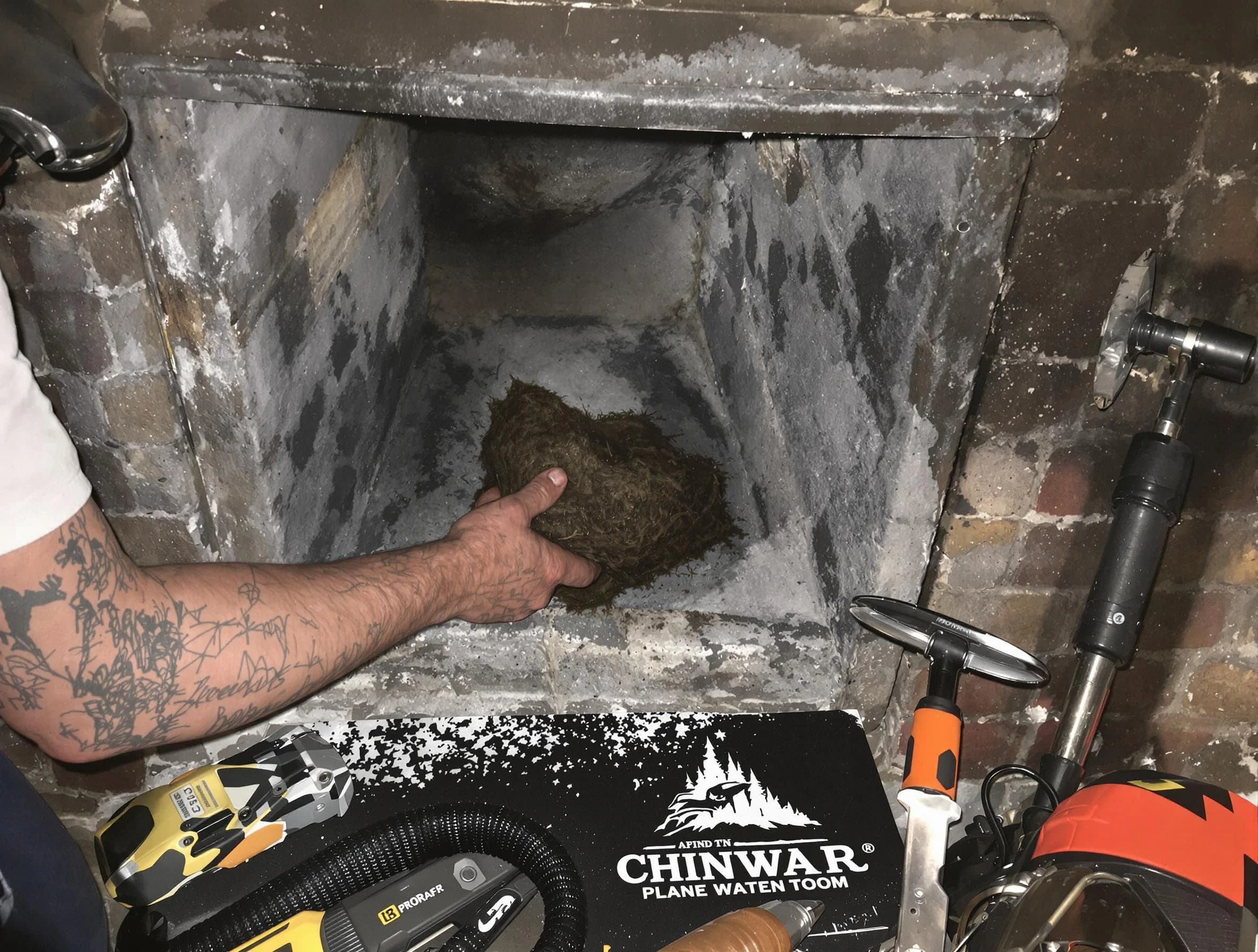 Grantsville Chimney Sweep safely removing debris and screening chimney in Grantsville, UT