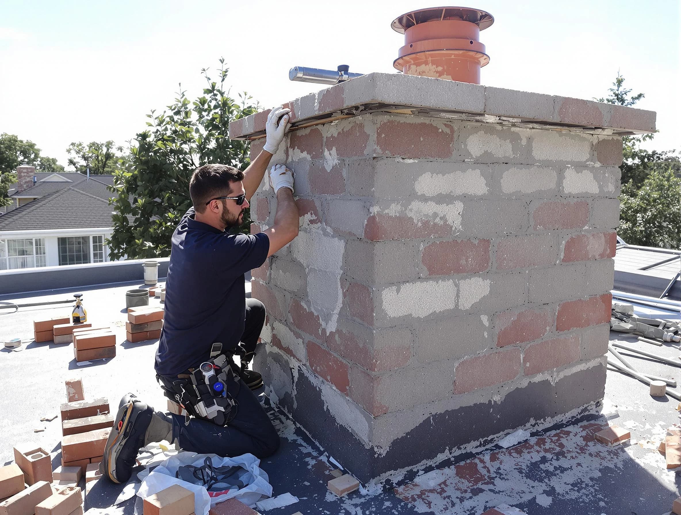 Advanced chimney repair process by Grantsville Chimney Sweep in Grantsville, UT