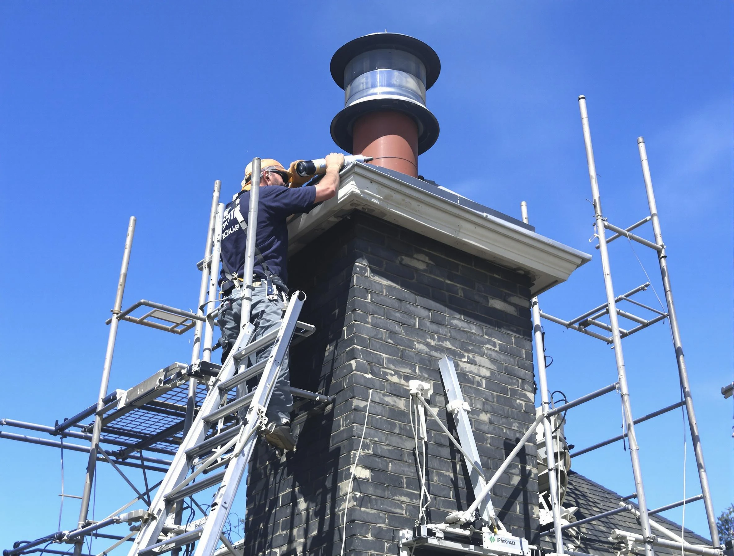 Sturdy chimney crown finished by Grantsville Chimney Sweep in Grantsville, UT
