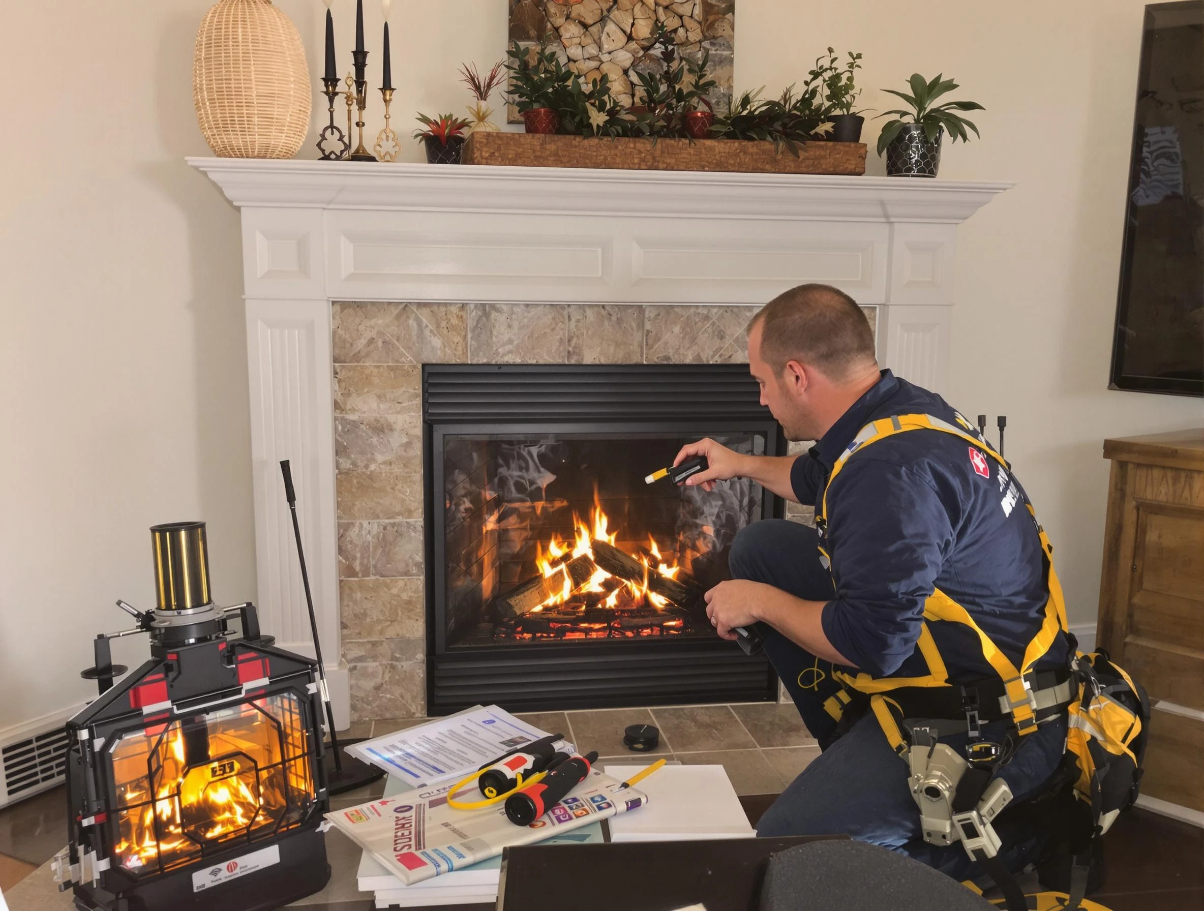 Safety-focused fireplace inspection by Grantsville Chimney Sweep in Grantsville, UT